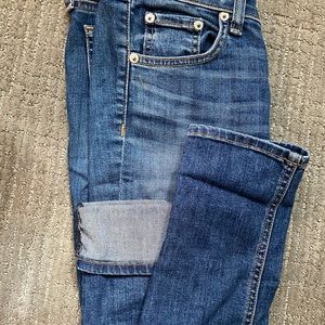 Rag&Bone Denim Jeans Mid-rise Indigo Size 25